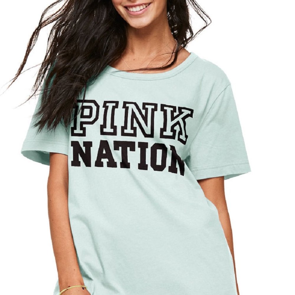 New VS PINK Nation Strappy back tee